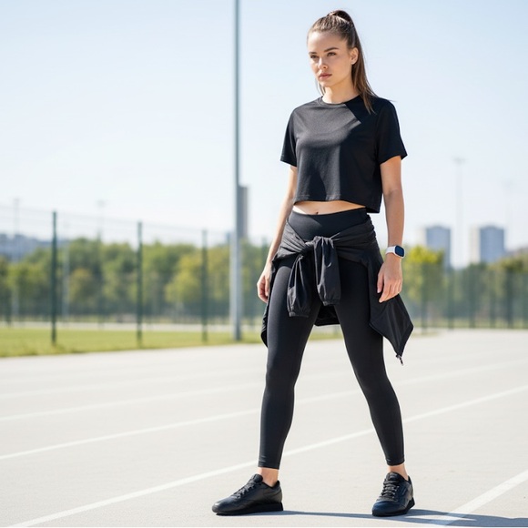 Reebok Classic Black Athletic Shoes - Picture 2 of 11